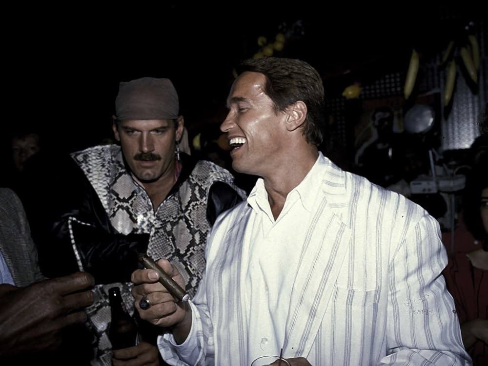 Arnold Schwarzenegger and Jesse Ventura