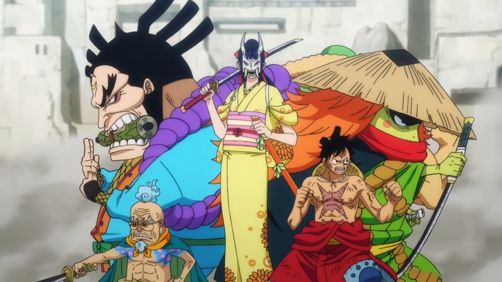 A still from One Piece anime 