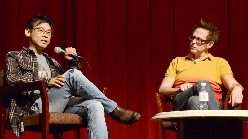 James Wan with James Gunn