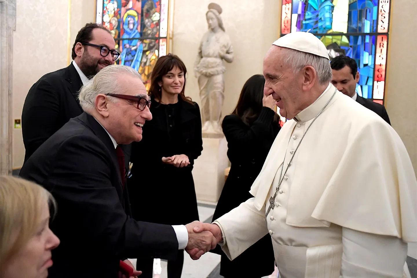 Martin Scorsese and Pope