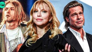 Courtney Love Said Brad Pitt Tried to Blackmail Her into Giving the Rights to Kurt Cobain Movie