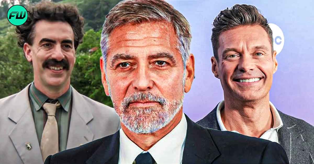 George Clooney's Lucky Stars Saved Him From Sacha Baron Cohen's Ghastly Prank After Ryan Seacrest Became the Sacrificial Lamb