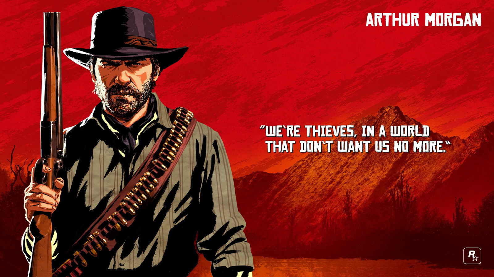 Arthur Morgan artwork from Red Dead Redemption 2