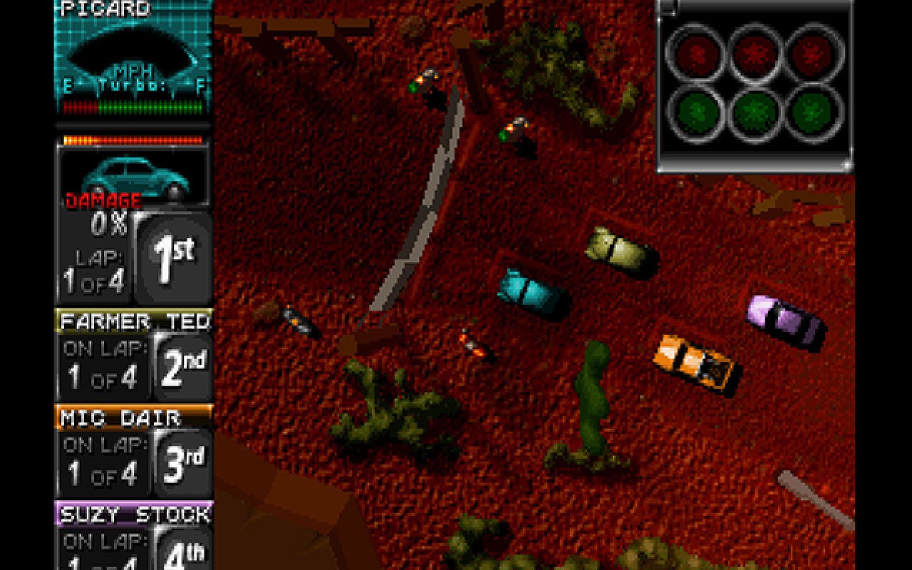 Death Rally (1996) was Remedy Entertainment's first video game