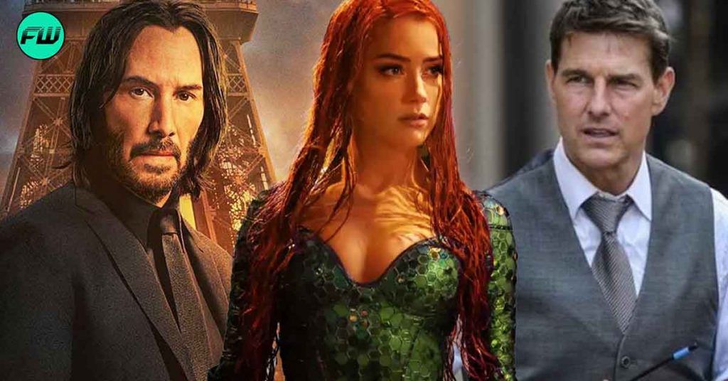 Industry Expert Claims Amber Heard S Aquaman 2 Beating Keanu Reeves John Wick 4 Tom Cruise S