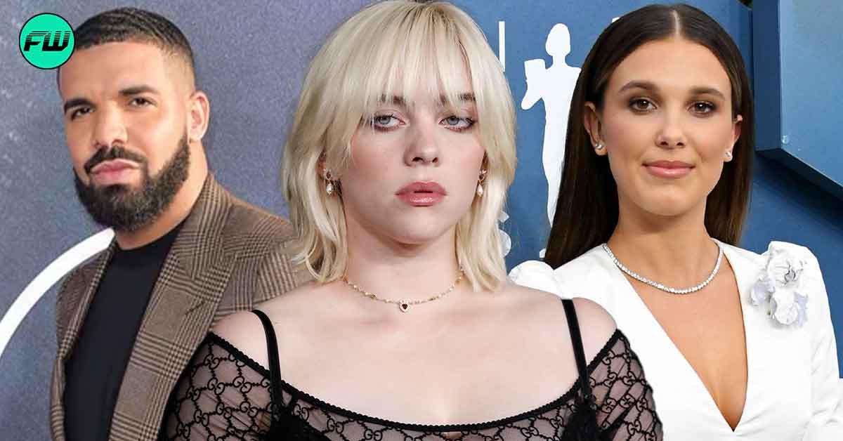 "A grown man can't be a fan of artist?": Billie Eilish Came to Rescue Drake After Fans Put Him on Blast For Texting Millie Bobbie Brown