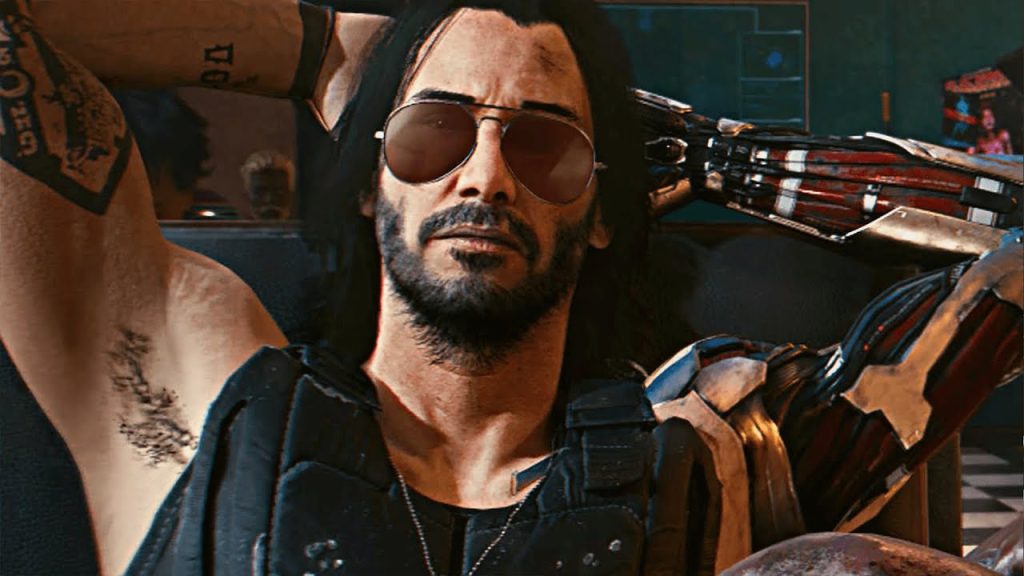 Keanu Reeves as Johnny Silverhand