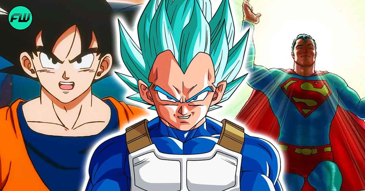 What Happens If Super Saiyan Blue Vegeta, Who Has Beaten Goku, Stands  Infront of Superman- The