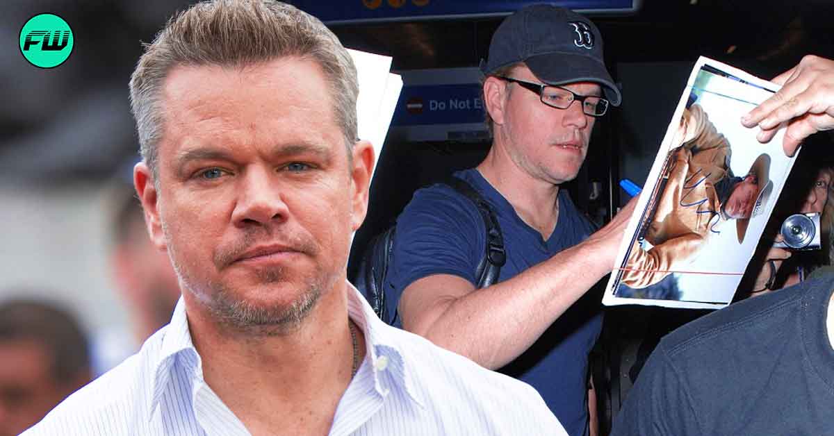 Matt Damon’s Evil Business Plan To Crash the Market Backfired After Actor Had To Sign Thousands of Fan Autographs For Nothing