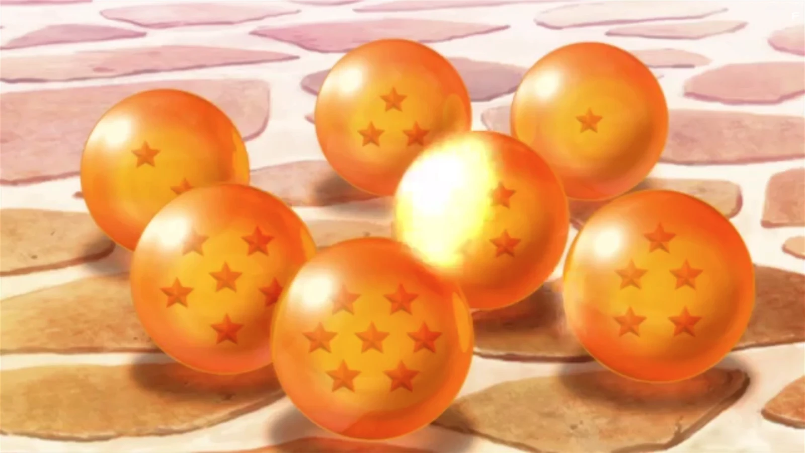 The Dragons Balls from Dragon Ball Z