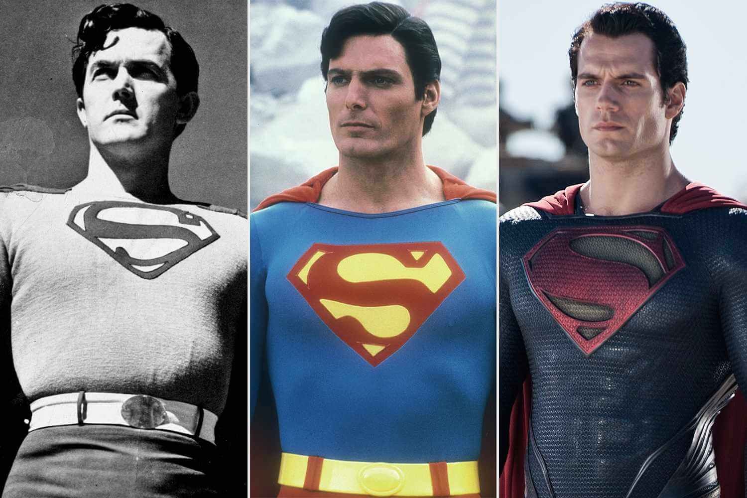 The actors who have played Superman 