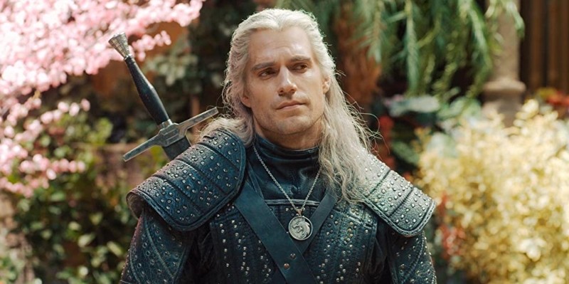 Henry Cavill as Geralt of Rivia in a still from The Witcher