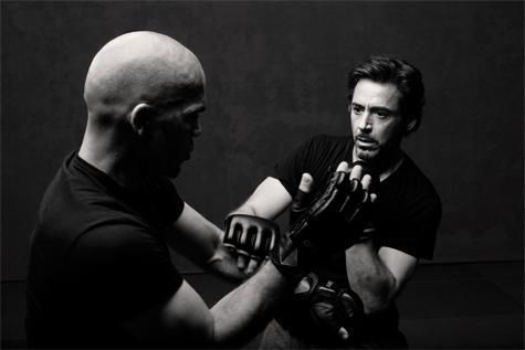 Wing Chun Master Eric Oram and Robert Downey Jr.