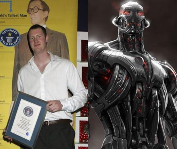 Neil Fingleton worked as a motion capture actor for Ultron in Avengers: Age of Ultron