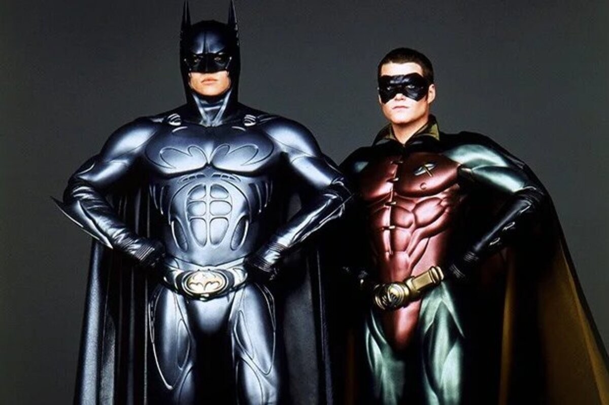 Val Kilmer and Chris O'Donnell in a still from Batman Forever