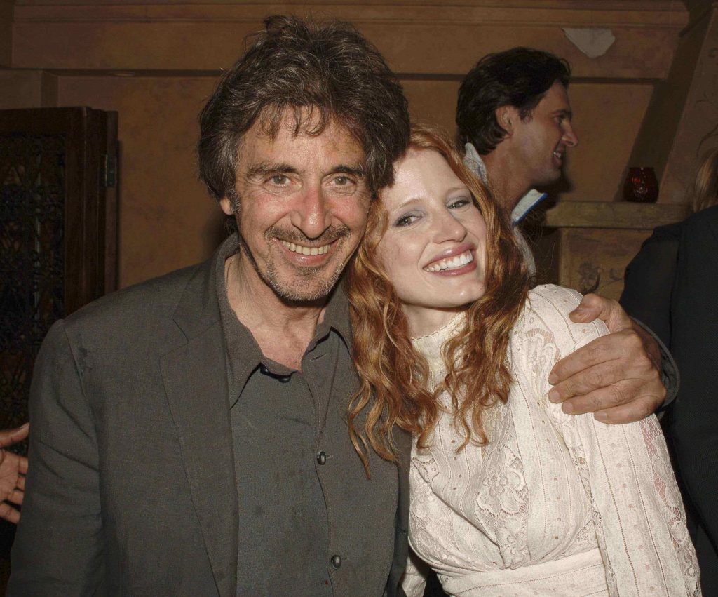 Jessica Chastain with Al Pacino
