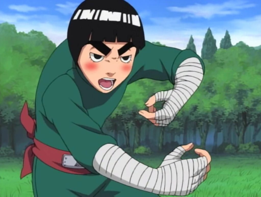 Rock Lee from Naruto series became infectiously popular among fans