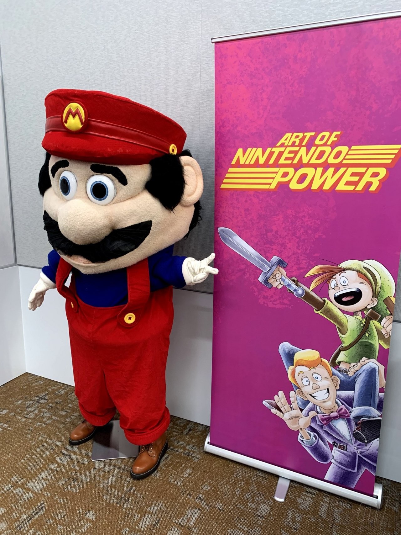 The original Mario Mascot costume