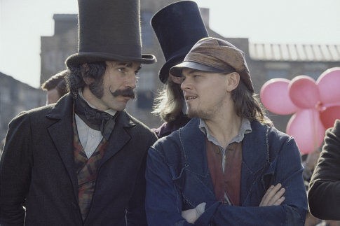 Leonardo DiCaprio and Daniel Day-Lewis in Gangs of New York