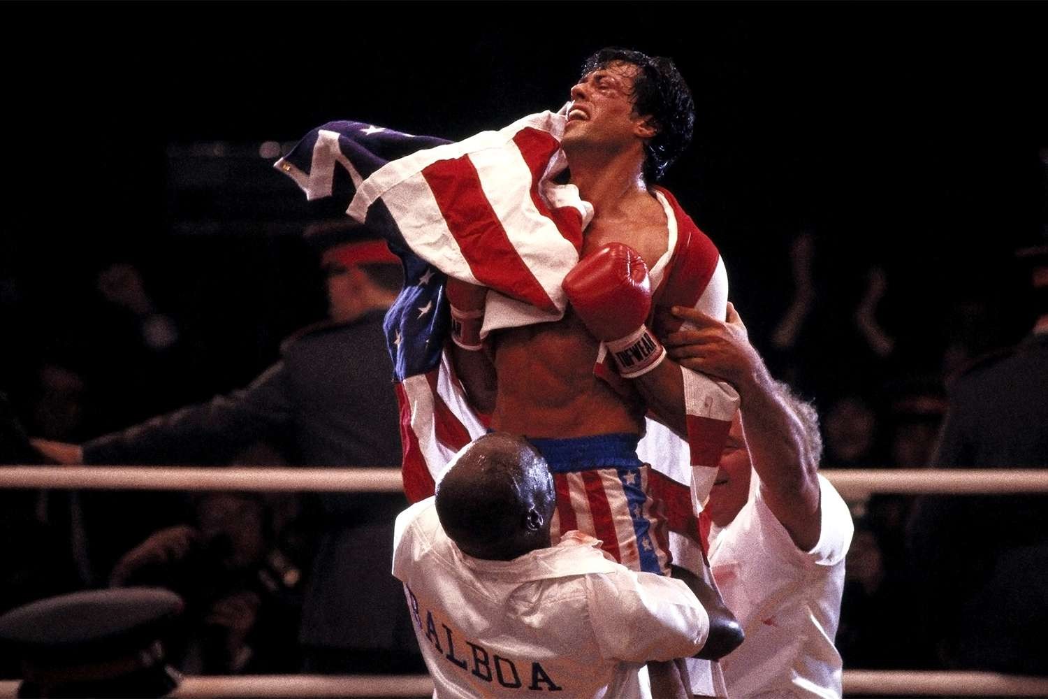 Sylvester Stallone in a still from the Rocky franchise
