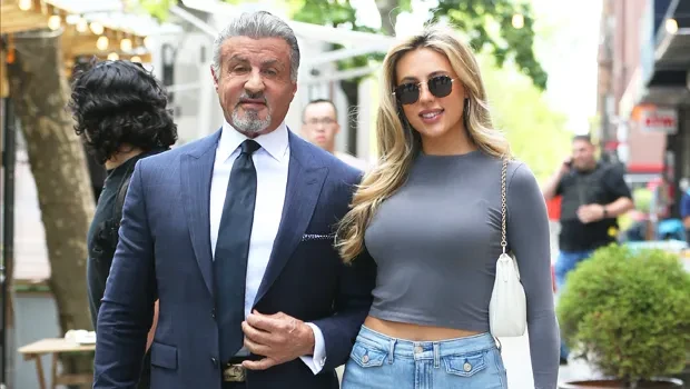 Sylvester Stallone with his daughter Sophia Stallone 