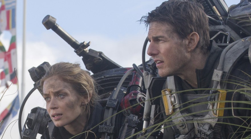 Emily Blunt and Tom Cruise in Edge of Tomorrow