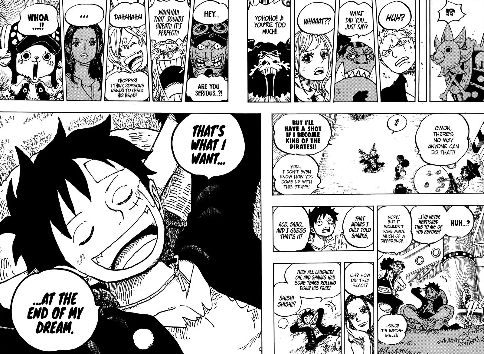 Monkey D. Luffy's Hidden Dream in One Piece Manga