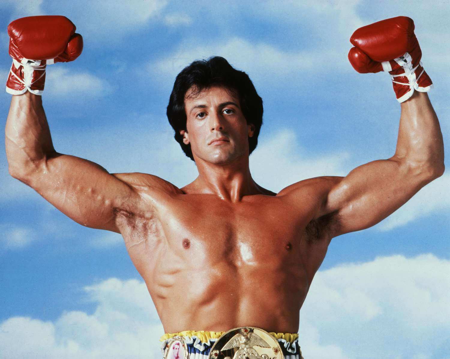 Sylvester Stallone as Rocky Balboa in a still from the Rocky film series