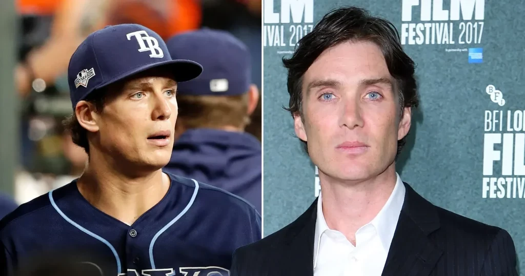 Cillian Murphy with his doppelgänger