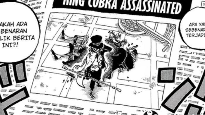 Nefertari Cobra's Death - one piece - eiichiro oda