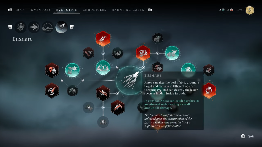 The new trailer for <em>Banishers: Ghosts of New Eden</em> showcased the skill tree for the powerful couple. Image credit: Focus Entertainment