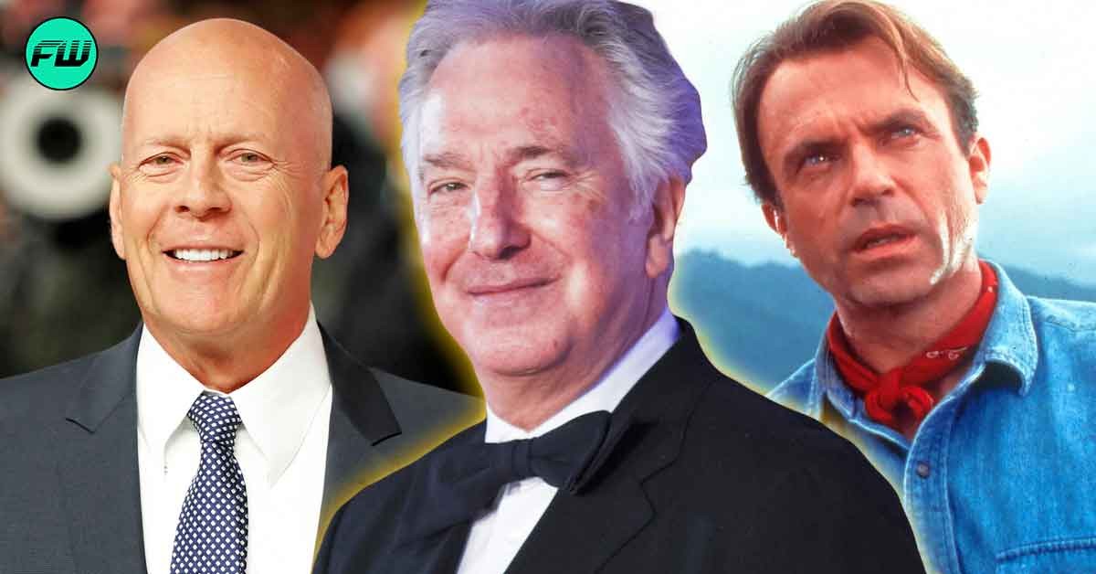 Alan Rickman Owed His Fame to Jurassic Park Actor Sam Neill After Nearly Turning Down $141M Bruce Willis Movie for the Strangest Reason