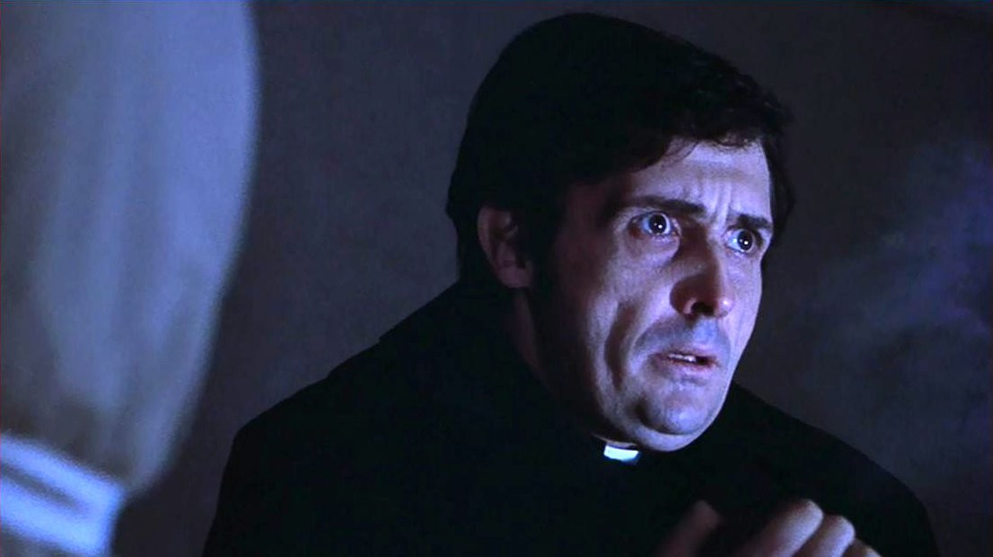 Jason Miller in a still from The Exorcist (1973)