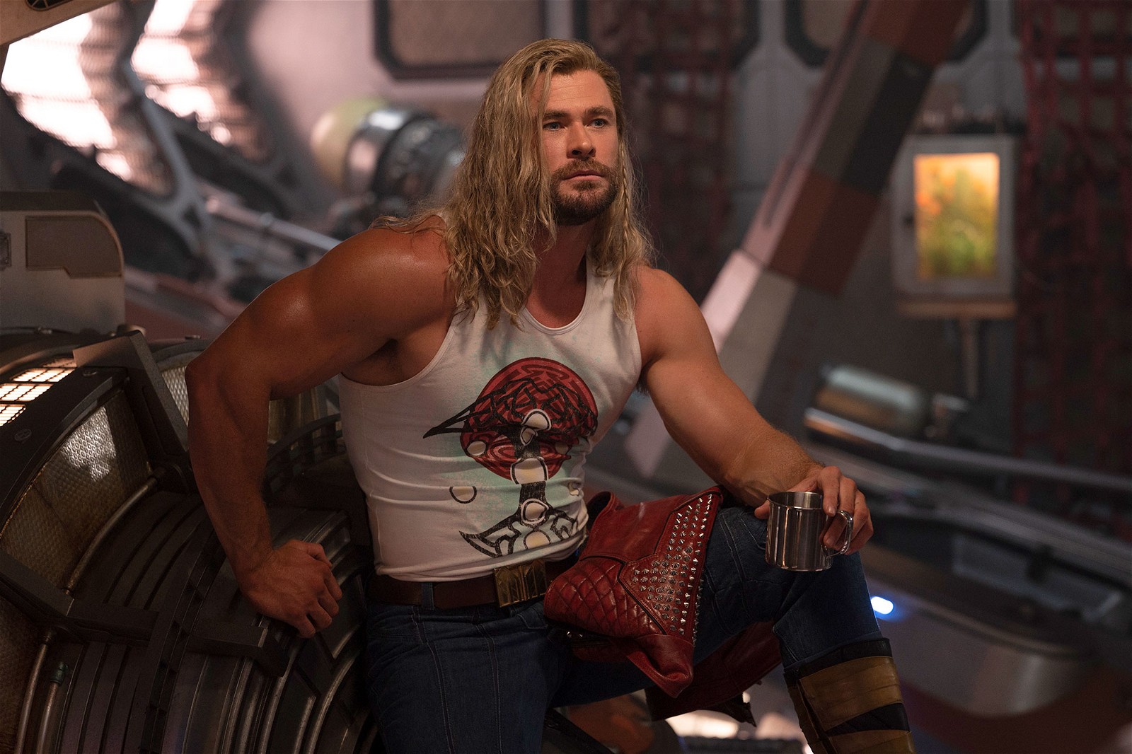 Chris Hemsworth in a still from Thor: Love and Thunder 