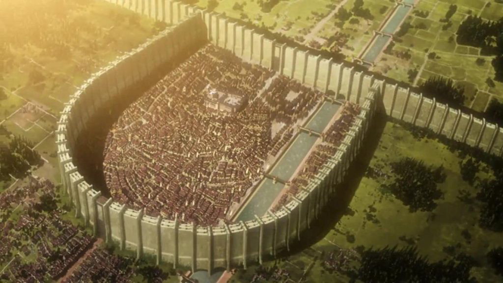 Walls in Attack On Titan