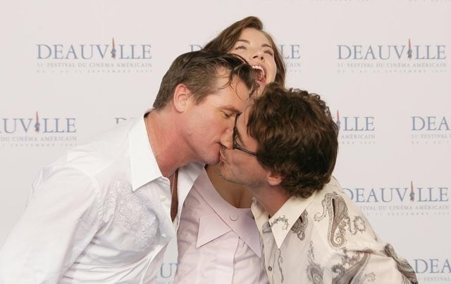 Robert Downey Jr and Val Kilmer kissed in front of Michelle Monaghan while promoting Kiss Kiss, Bang Bang