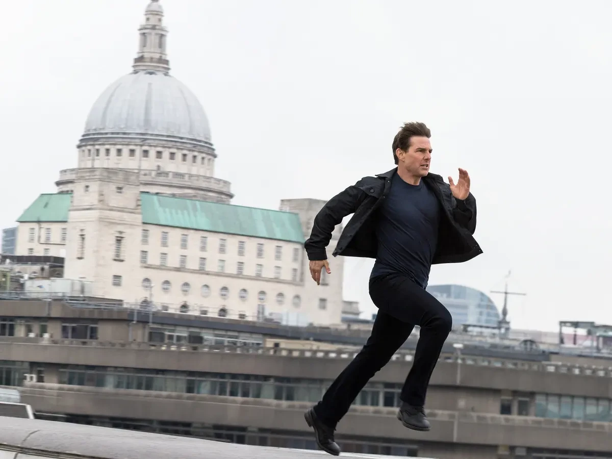 Tom Cruise in his iconic run