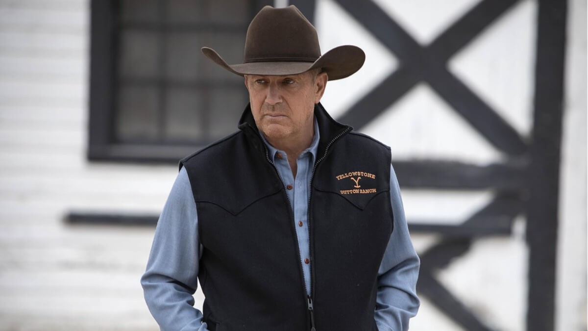 Kevin Costner as John Dutton in a still from Yellowstone