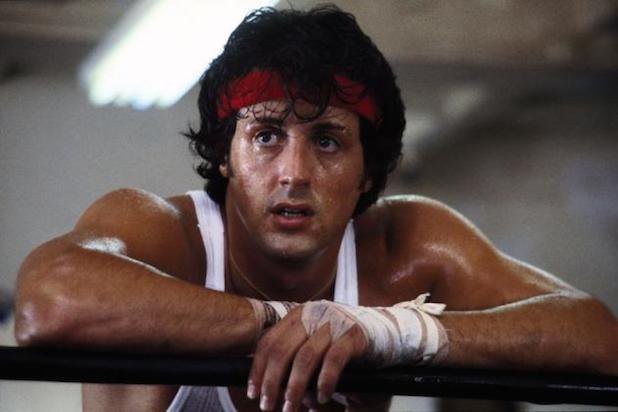Sylvester Stallone in a still from Rocky II