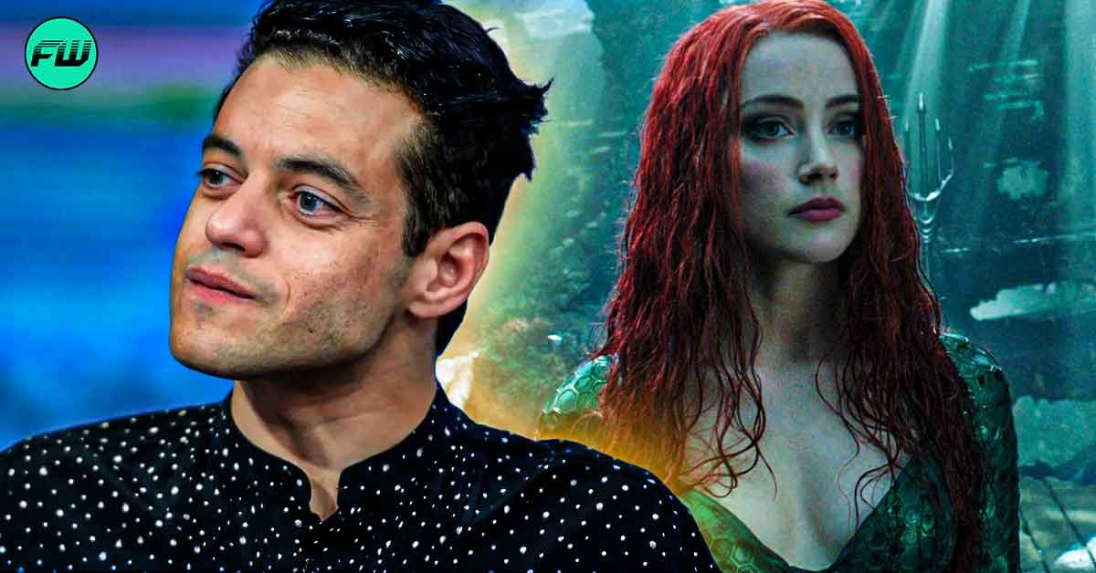 Rami Malek Will Eternally Regret Awkward Encounter With Amber Heard's Aquaman 2 Co-Star