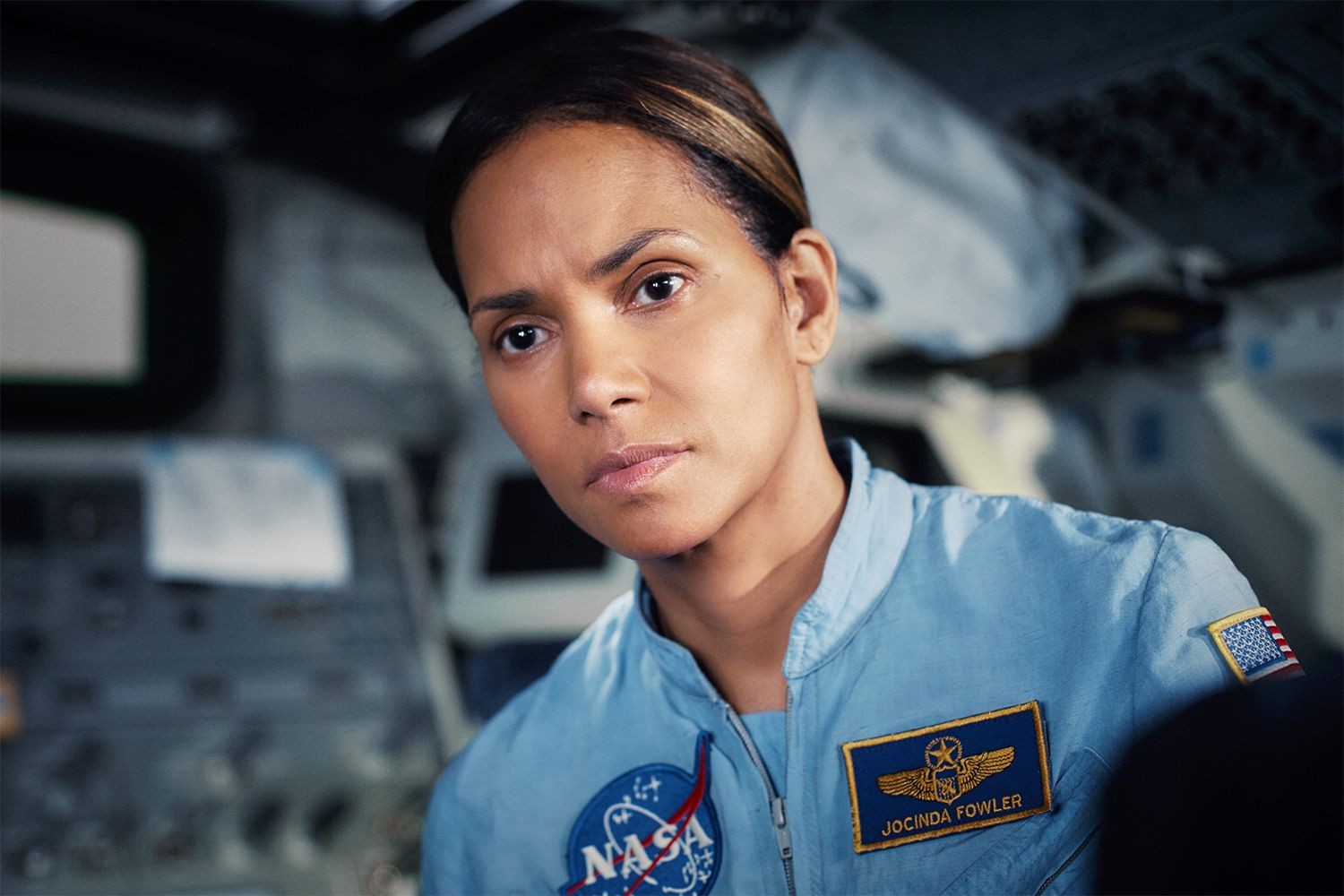 Halle Berry in a still from Moonfall