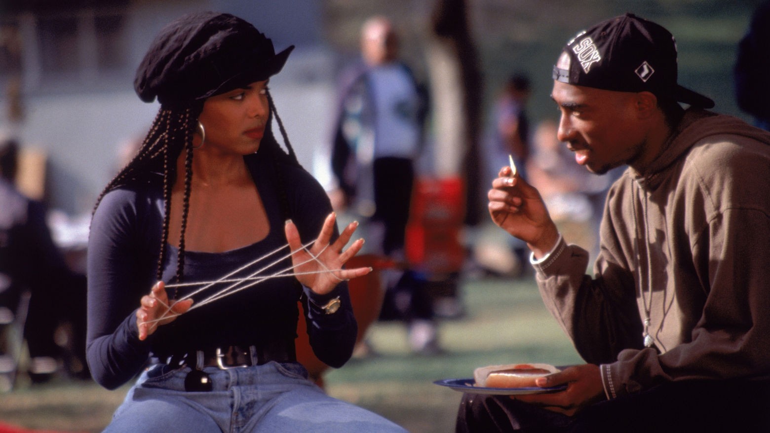 Janet Jackson and Tupac Shakur in a still from Poetic Justice 