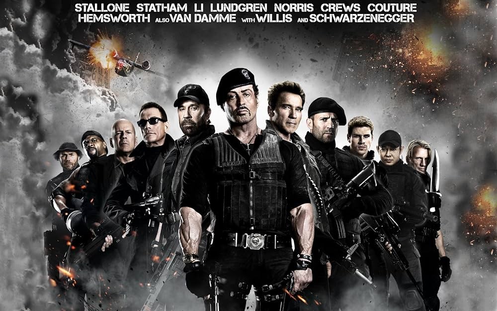 A poster for The Expendables 2
