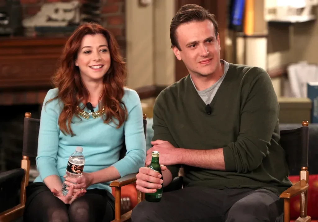 Alyson Hannigan with Jason Segal in How I met your mother