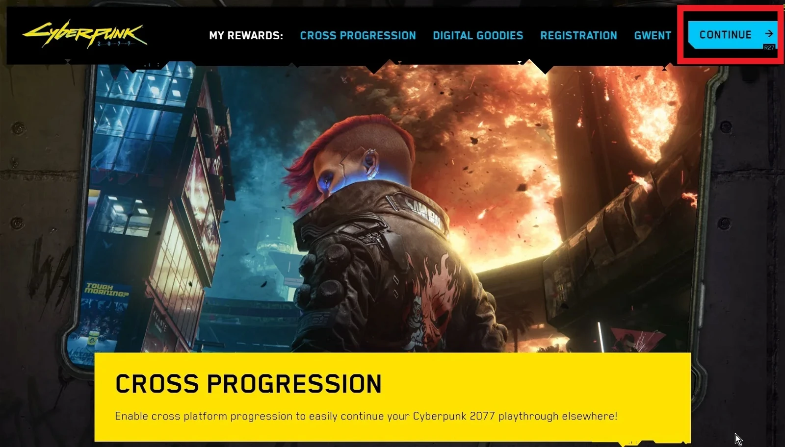 Cross-progression lets players take their Cyberpunk 2077 progress on the go.