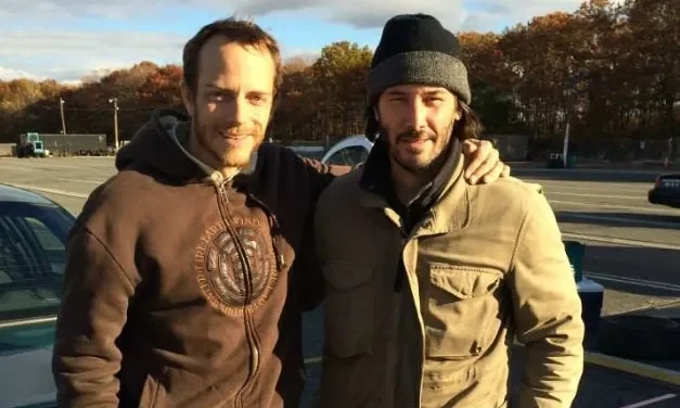 Jeremy Fry with Keanu Reeves