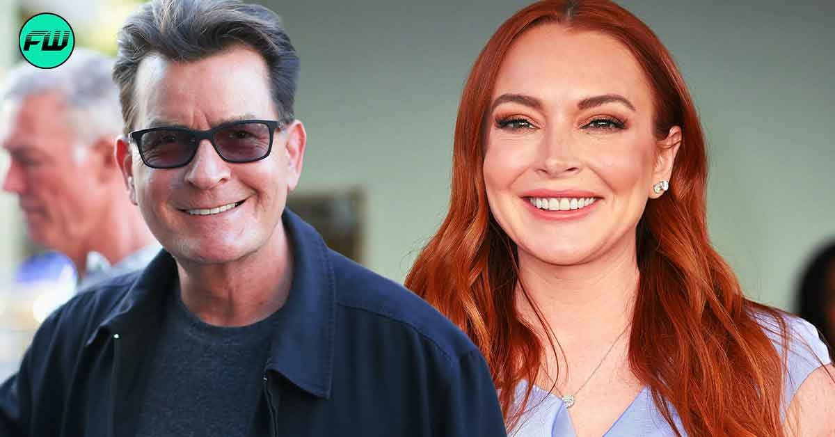 "Because she was puking into it": Charlie Sheen Show Had a Garbage Bin Named after Lindsay Lohan