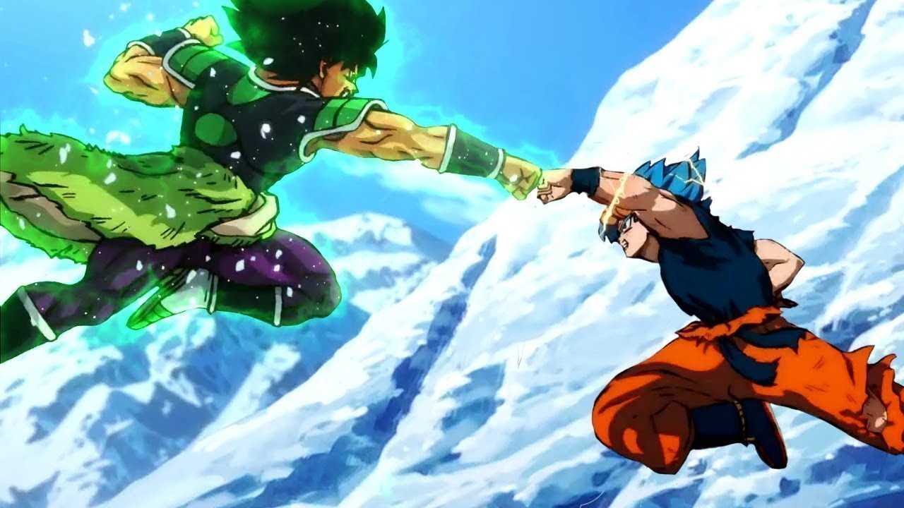 Goku Fighting Broly