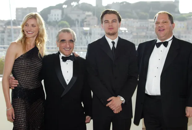 Cameron Diaz, Martin Scorsese, Leonardo DiCaprio and Harvey Weinstein