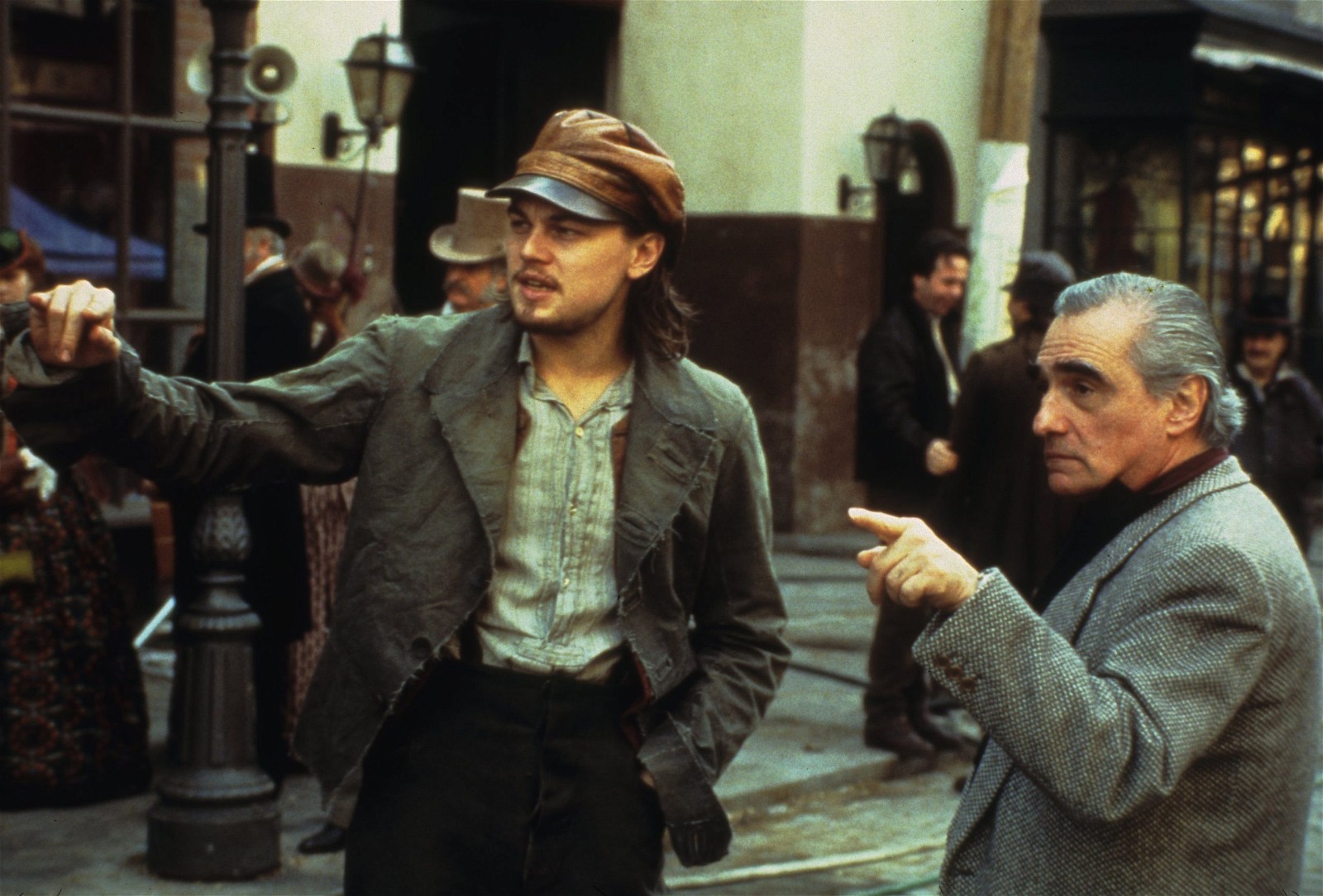 On the set of Gangs of New York